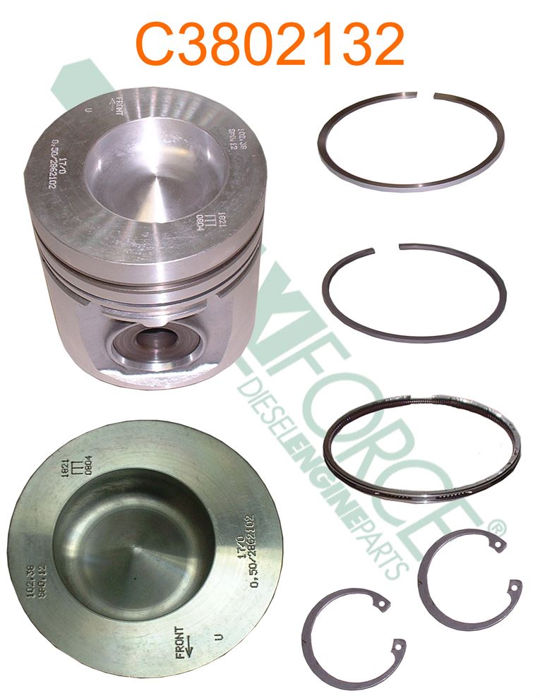Piston & Ring Kit 0.50 | Cummins 6BT 5.9 / Piston 7163 Engine | 3802132