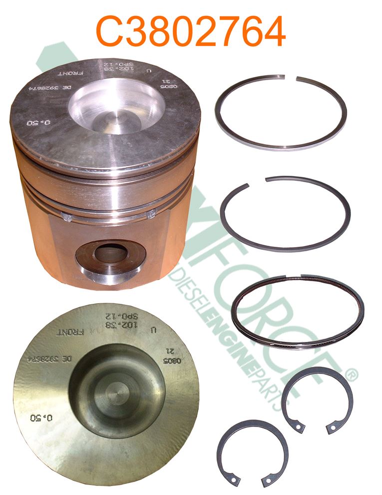 Piston & Ring Kit 0.50 | Cummins 6BTA 5.9 / Piston 8673 | 3802764