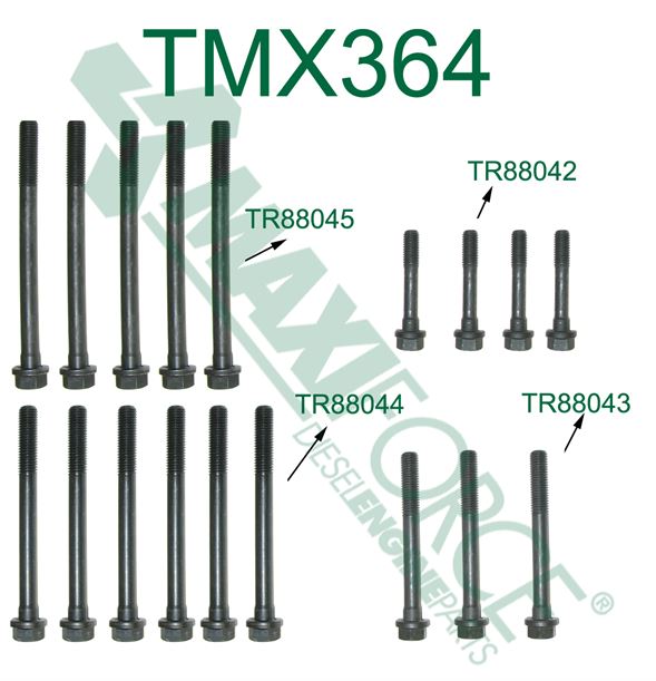 Head Bolt Kit | 4.270 John Deere | TMX364