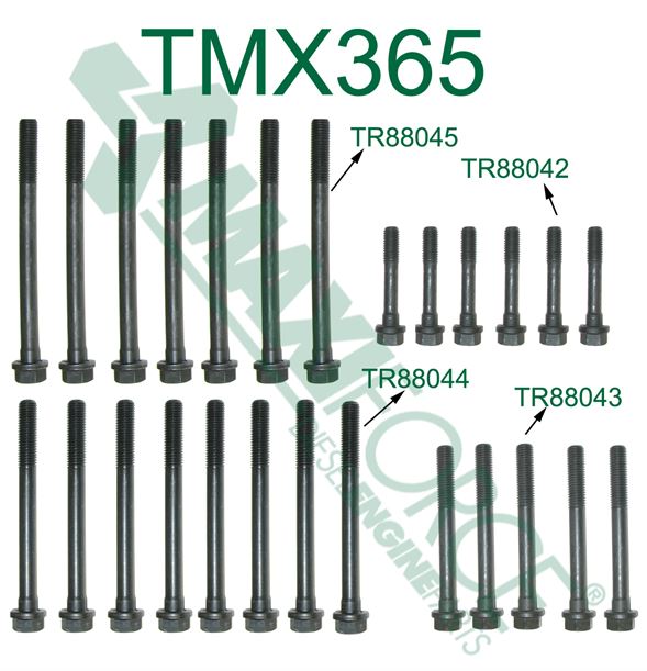 Head Bolt kit | 6.466A John Deere | TMX365
