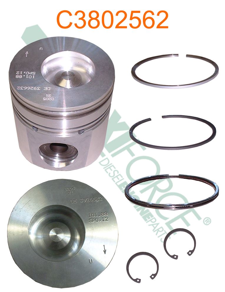 Piston & Ring Kit Std | Cummins 4BT 3.9 Turbocharged Emission Engine | 3802562