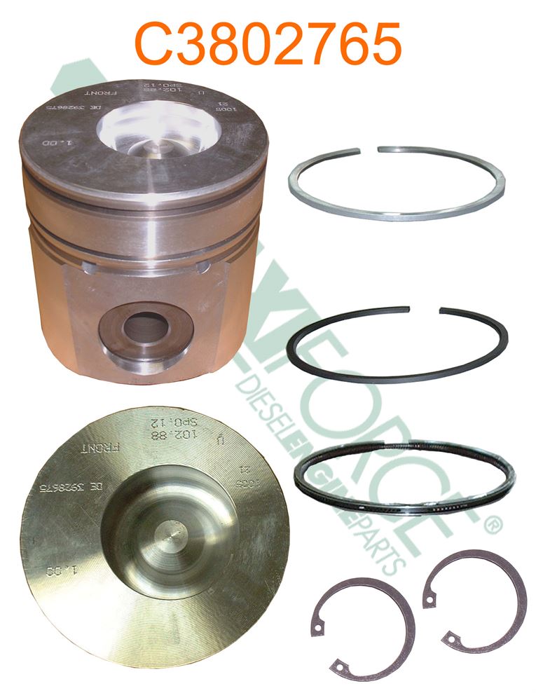 Piston & Ring Kit 1.00 | Cummins 6BTA 5.9 / Piston 8673 | 3802765